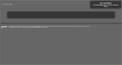 Desktop Screenshot of munz.com