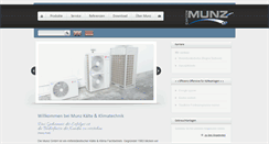 Desktop Screenshot of munz.de